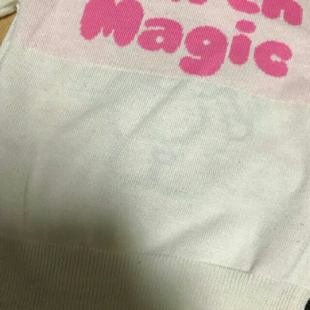 EARTHMAGIC(アースマジック)のレインボーマフィーニット キッズ/ベビー/マタニティのキッズ服女の子用(90cm~)(ニット)の商品写真