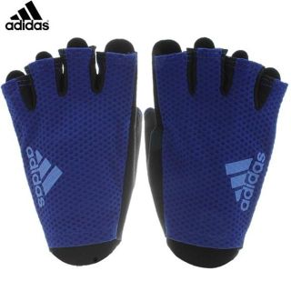 アディダス(adidas)の★送料無料★UK直輸入★アディダス★サイクリング グローブ★青x黒/M★(その他)