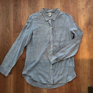 メゾンドリーファー(Maison de Reefur)のメゾンドリーファー👕コットンストライプシャツ(シャツ/ブラウス(長袖/七分))