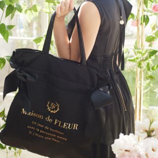 メゾンドフルール(Maison de FLEUR)の完売カラー♡ダブルリボントートバッグ(トートバッグ)