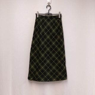 ダックス(DAKS)の【美品】【春】DAKS ダックス ロングスカート 日本製 グリーン(ロングスカート)