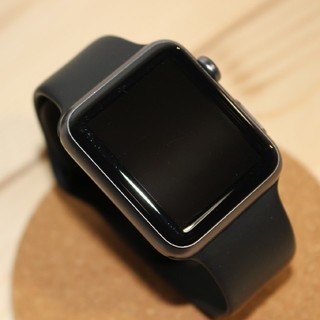 アップルウォッチ(Apple Watch)のApple watch　黒バンド&もう１つ(腕時計(デジタル))