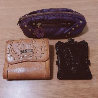 アナスイ(ANNA SUI)の白餅様専用  ANNA SUI 財布 ポーチ 鏡 セット(ポーチ)