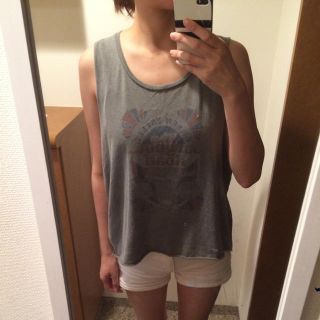 マウジー(moussy)のmoussy ダメージノースリーブTシャツ(Tシャツ(半袖/袖なし))