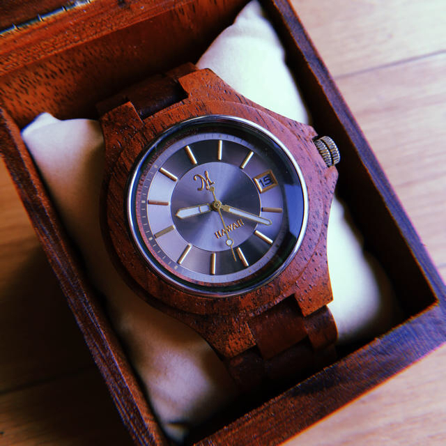 ファッション小物Martin&MacArthur 木製腕時計