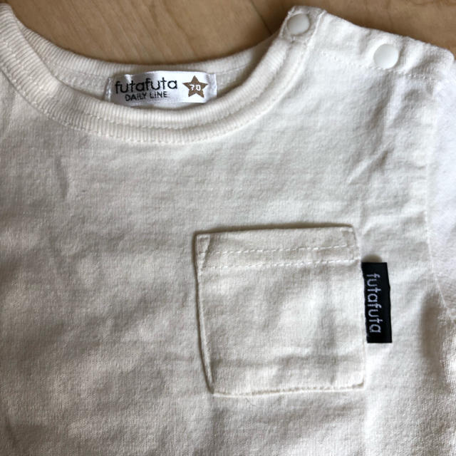 futafuta(フタフタ)の【futafuta】ベーシック白Tシャツ 70 キッズ/ベビー/マタニティのベビー服(~85cm)(Ｔシャツ)の商品写真