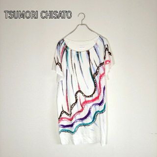 ツモリチサト(TSUMORI CHISATO)のTSUMORI CHISATO ツモリチサト 半袖ワンピース (ひざ丈ワンピース)