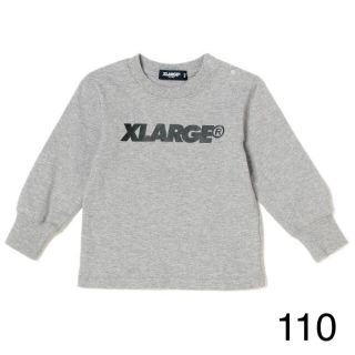 エクストララージ(XLARGE)の専用 エクストララージ キッズ 110 ロゴロンT グレー(Tシャツ/カットソー)