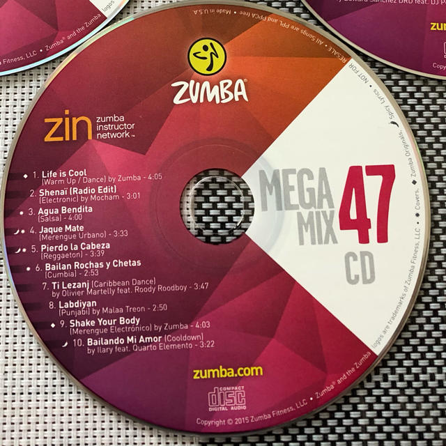 Zumba(ズンバ)のZUMBA CD / MEGA MIX Vol. 47 エンタメ/ホビーのDVD/ブルーレイ(スポーツ/フィットネス)の商品写真
