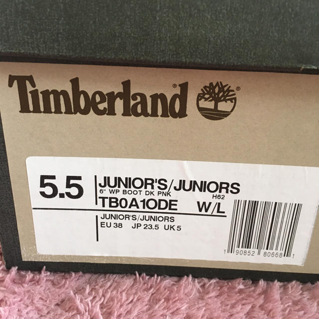 Timberland(ティンバーランド)のTimberland レザー アップブーツ新品未使用品 レディースの靴/シューズ(ブーツ)の商品写真