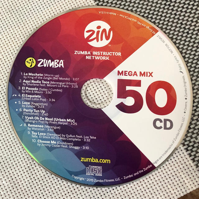 Zumba(ズンバ)のZUMBA CD / MEGA MIX Vol. 50 エンタメ/ホビーのDVD/ブルーレイ(スポーツ/フィットネス)の商品写真