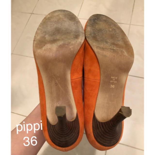 Pippi(ピッピ)のpippi パンプス オレンジ 36 レディースの靴/シューズ(ハイヒール/パンプス)の商品写真