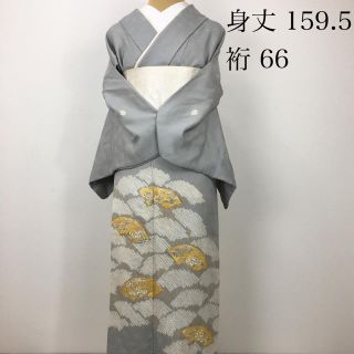 正絹【絞りに一部刺繍】色留袖 3つ紋 重ね襟付き袷A-2268の通販｜ラクマ