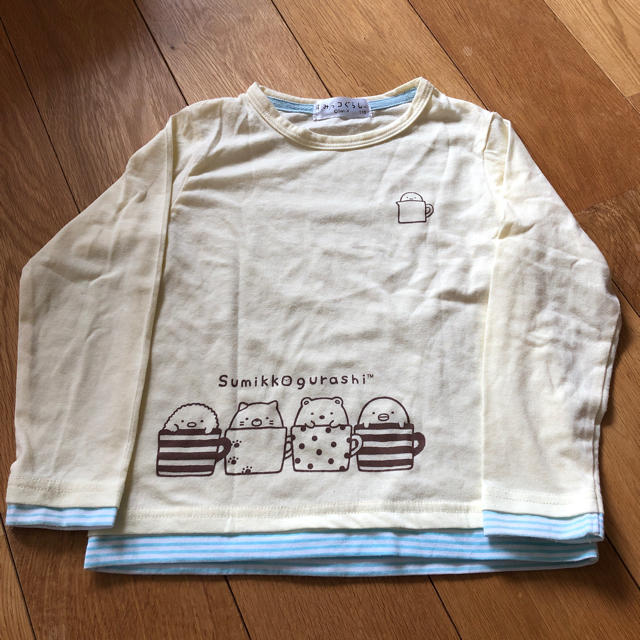 お値下げしました！すみっこぐらし ロンT キッズ/ベビー/マタニティのキッズ服女の子用(90cm~)(Tシャツ/カットソー)の商品写真