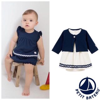 プチバトー(PETIT BATEAU)の【こはる様専用】 18m 18m(ワンピース)