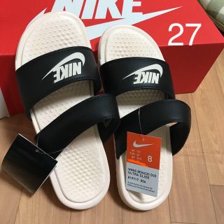 ナイキ(NIKE)の27  ラス1  デュオ ブラック ベージュ (サンダル)