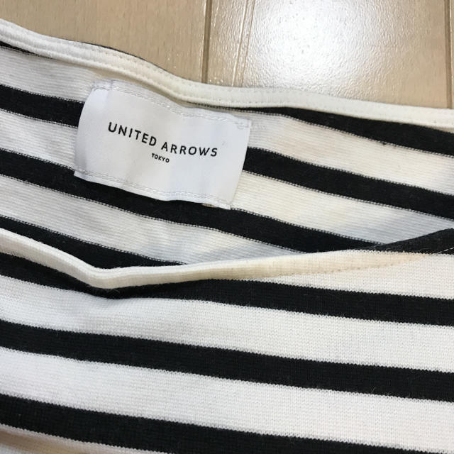 UNITED ARROWS(ユナイテッドアローズ)の美品ボーダートップス レディースのトップス(カットソー(長袖/七分))の商品写真