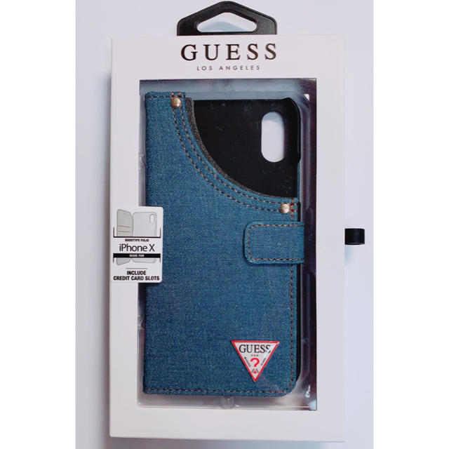 GUESS - GUESS iPhone x 手帳型ケースの通販 by ktmama's shop｜ゲスならラクマ