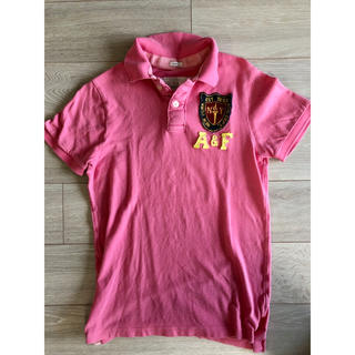 アバクロンビーアンドフィッチ(Abercrombie&Fitch)のポロシャツ アバクロ メンズ Sサイズ ピンク(ポロシャツ)