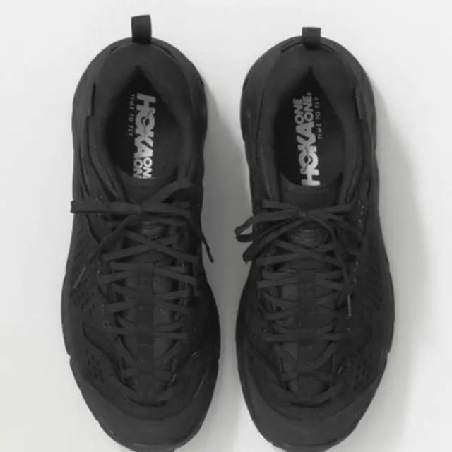 Engineered Garments(エンジニアードガーメンツ)のHOKA ONE ONE black 27センチ TOR ULTRA LOW メンズの靴/シューズ(スニーカー)の商品写真