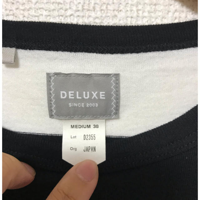 DELUXE(デラックス)のDELUXE CLOTHING  ボーダー カットソー メンズのトップス(Tシャツ/カットソー(半袖/袖なし))の商品写真