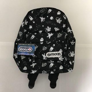 アウトドア(OUTDOOR)のアウトドア リュックサック キッズ 子供用 チアフル OUTDOOR 宇宙 黒(リュックサック)