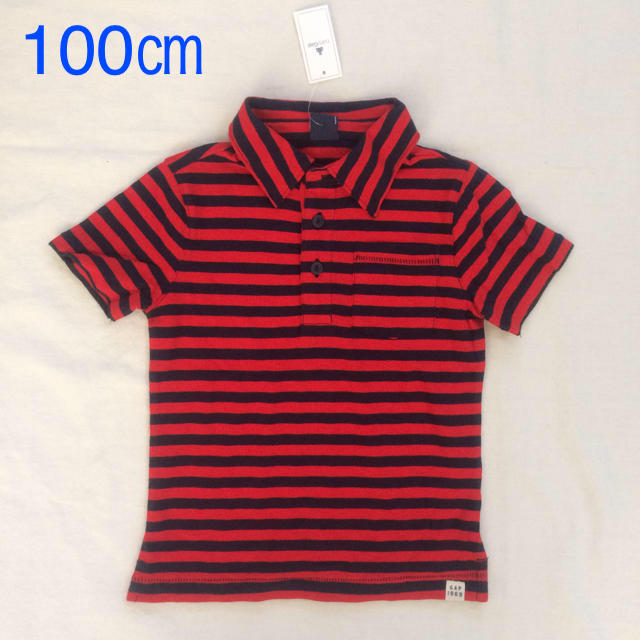 babyGAP(ベビーギャップ)の『新品』 babyGap 男の子向 襟付き半袖Tシャツ 100㎝サイズ キッズ/ベビー/マタニティのキッズ服男の子用(90cm~)(Tシャツ/カットソー)の商品写真