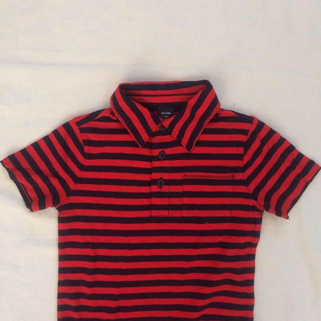 babyGAP(ベビーギャップ)の『新品』 babyGap 男の子向 襟付き半袖Tシャツ 100㎝サイズ キッズ/ベビー/マタニティのキッズ服男の子用(90cm~)(Tシャツ/カットソー)の商品写真