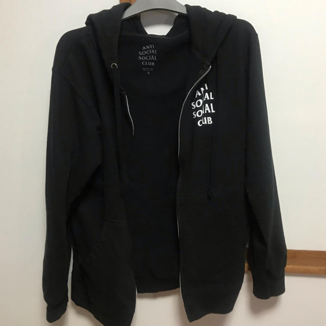 anti social social club ジップアップパーカー