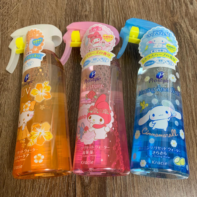 Kracie(クラシエ)のプロスタイル モーニングリセットウォーター 300ml サンリオ 3本セット コスメ/美容のヘアケア/スタイリング(ヘアウォーター/ヘアミスト)の商品写真