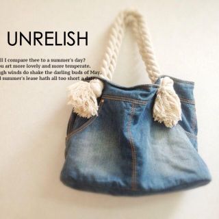 アンレリッシュ(UNRELISH)のUNRELISH＊デニムトート(トートバッグ)