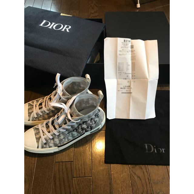 最安値】 Dior - HOMME DIOR men 42サイズ スニーカー homme Dior