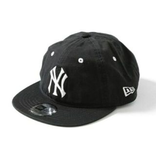 ニューエラー(NEW ERA)の【新品】NEW ERA ヤンキース NY ロゴ キャップ 黒(キャップ)