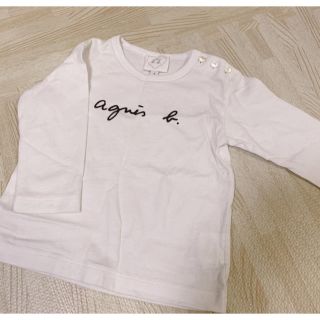 アニエスベー(agnes b.)のagnès b. Tシャツ 80cm ホワイト(Ｔシャツ)