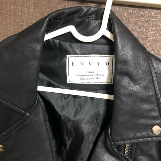 ENVYM(アンビー)のENVYM ライダースジャケット レディースのジャケット/アウター(ライダースジャケット)の商品写真