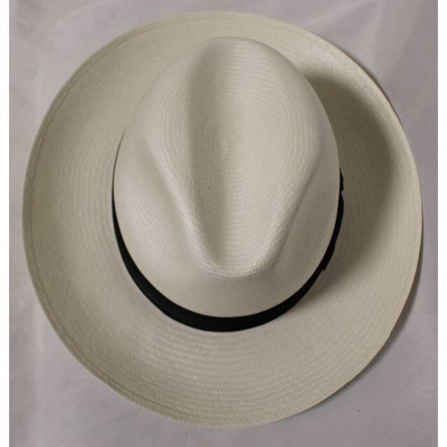 Borsalino(ボルサリーノ)の新品【ボルサリーノ】イタリア製 パナマハット 白 ワイドブリム 60(Lサイズ) メンズの帽子(ハット)の商品写真