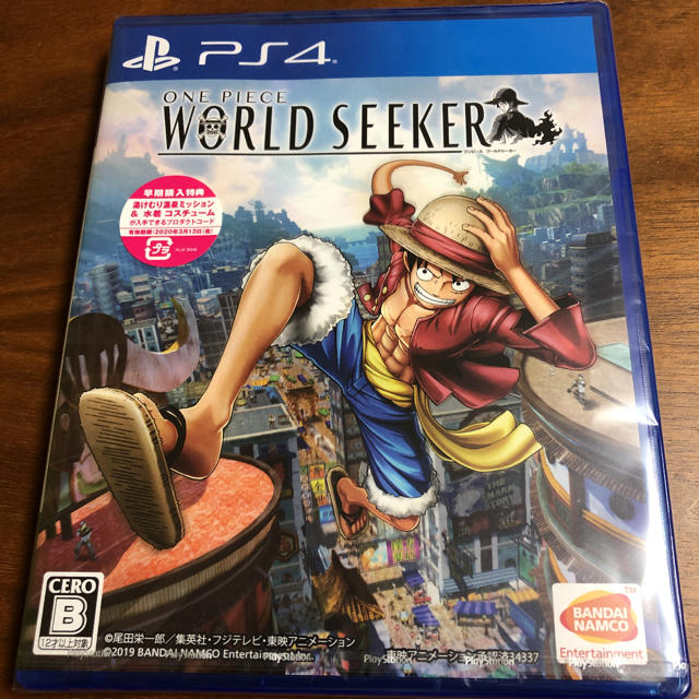 PlayStation4(プレイステーション4)のONE PIECE WORLD SEEKER エンタメ/ホビーのゲームソフト/ゲーム機本体(家庭用ゲームソフト)の商品写真