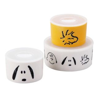 スヌーピー(SNOOPY)の【MOMO様 専用】新商品★スヌーピー レンジ３点セット 小皿セット(容器)