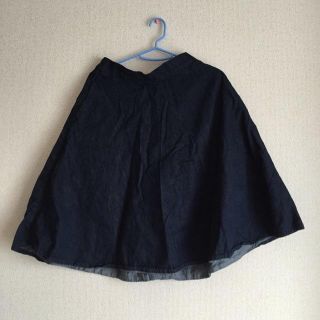 ダブルクローゼット(w closet)のデニムスカート(ひざ丈スカート)