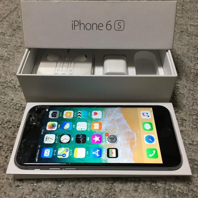 【値下げ】IPHONE 6 16GB SPACE GRAY 箱セット