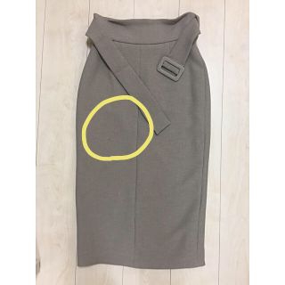 ブラックバイマウジー(BLACK by moussy)のILU様専用:BLACK  by  moussyベルト付スカート(ひざ丈スカート)