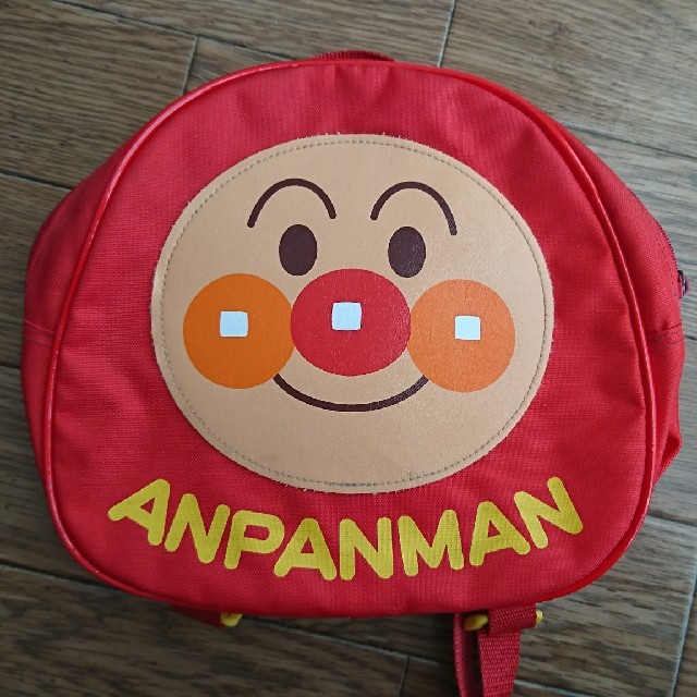 アンパンマン(アンパンマン)のアンパンマン ミニリュック 赤 キッズ キッズ/ベビー/マタニティのこども用バッグ(リュックサック)の商品写真