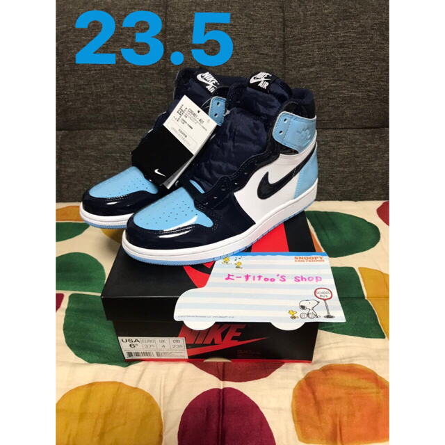 AIR JORDAN1 OG UNC ブルーチル 23.5cm