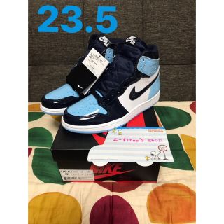 ナイキ(NIKE)のAIR JORDAN1 OG UNC ブルーチル 23.5cm(スニーカー)