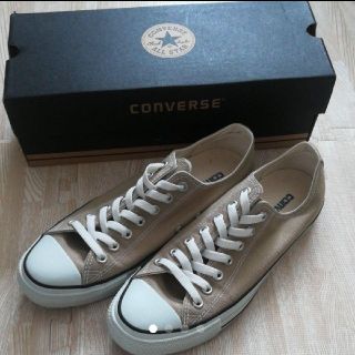 コンバース(CONVERSE)のCONVERSE　オールスター　ベージュ(スニーカー)