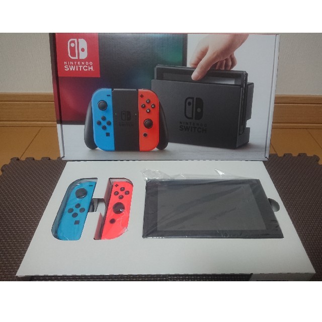 ニンテンドースイッチ 本体 ネオン ブルー 保証あり