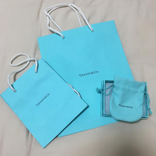ティファニー(Tiffany & Co.)のティファニーの紙袋と布ケースです(ショップ袋)
