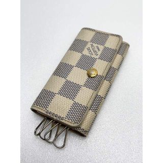 ルイヴィトン(LOUIS VUITTON)のD023 LV ルイヴィトン ダミエ 4連キーケース(キーケース)