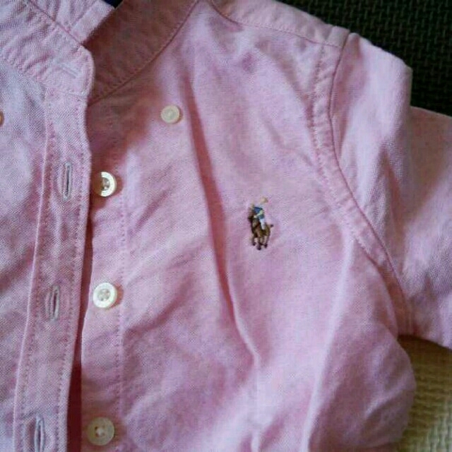 Ralph Lauren(ラルフローレン)のラルフローレン＊ピンクシャツ キッズ/ベビー/マタニティのキッズ服女の子用(90cm~)(その他)の商品写真