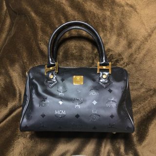 エムシーエム(MCM)のMCM黒ミニボストン  (ボストンバッグ)